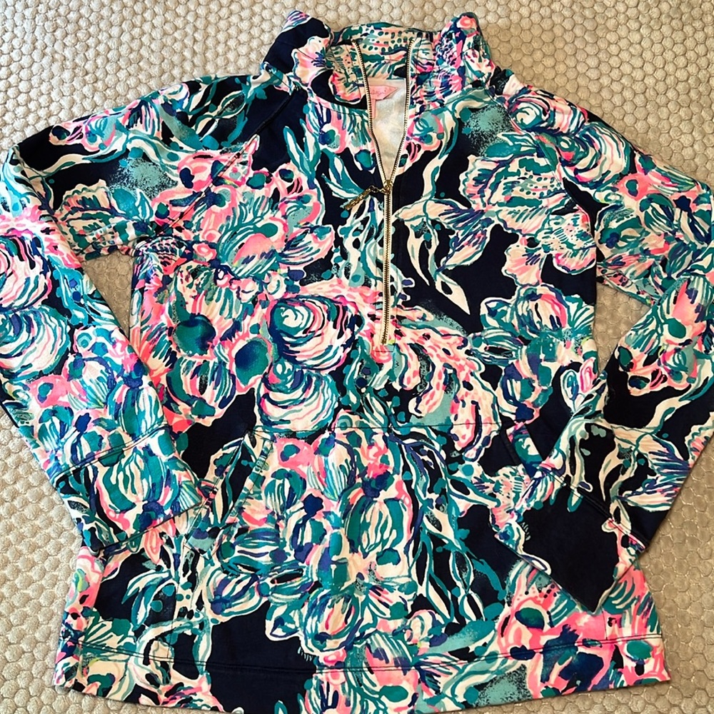 Lilly Pulitzer Half-Zip Popover - No offers